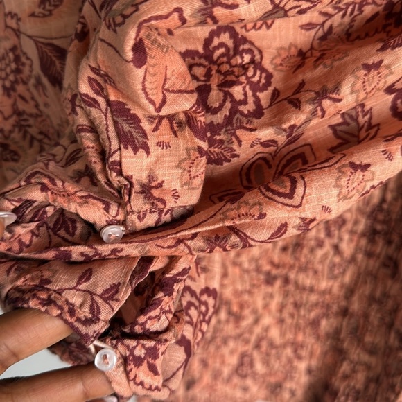 FREE PEOPLE SMOCK IT TO ME MINI DRESS SMALL - Picture 8 of 12